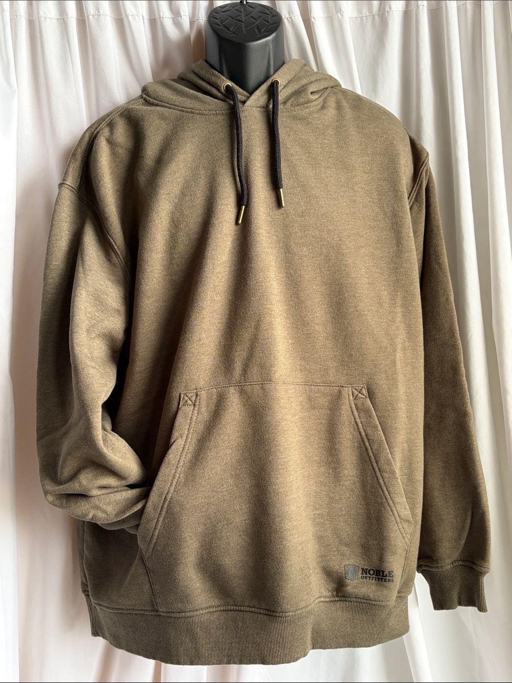 Olive Brown Pullover Hoodie